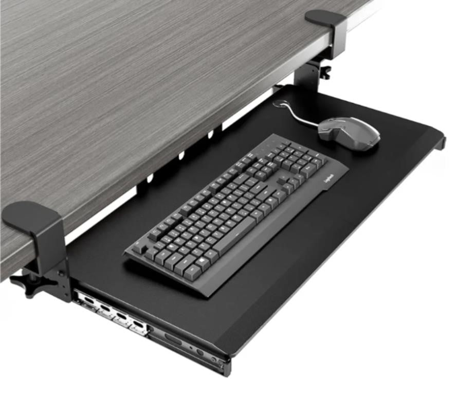 AX WABER Keyboard Tray Under Desk Pull Out, Typing Vintage AX01WG02