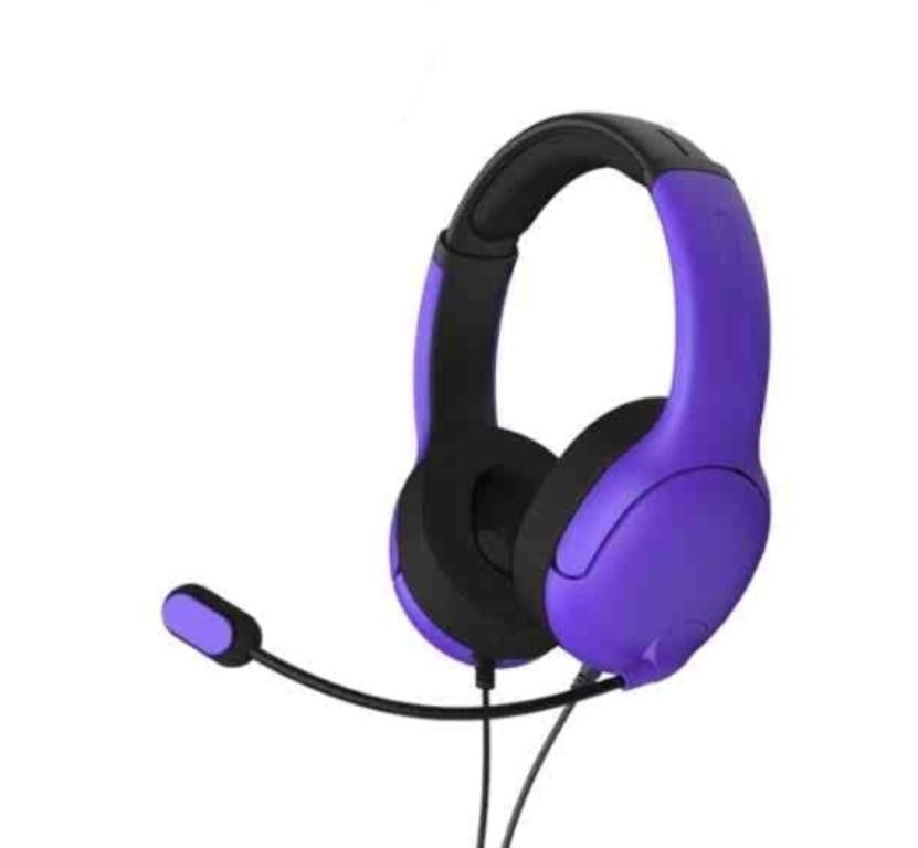 PDP Airlite Wired Headset for PlayStation 5, PlayStation 4, Ultra Violet