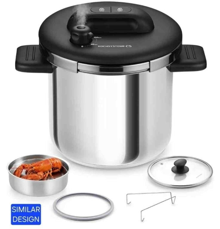 KOCH SYSTEME CS 10 Liters 100kpa Pressure Cooker Stainless Steel