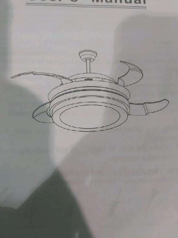 50" 4 Retractable Clear Reversible Blades