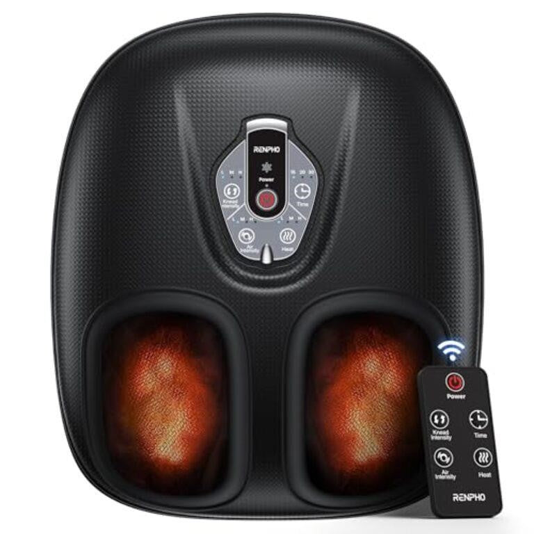 RENPHO Foot Massager with Heat, Deep Kneading Electric Shiatsu Foot Massager Machine