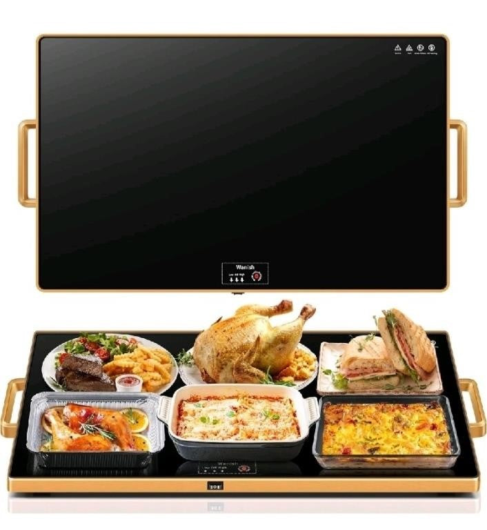 Electric Food Warming Tray with Thermosta