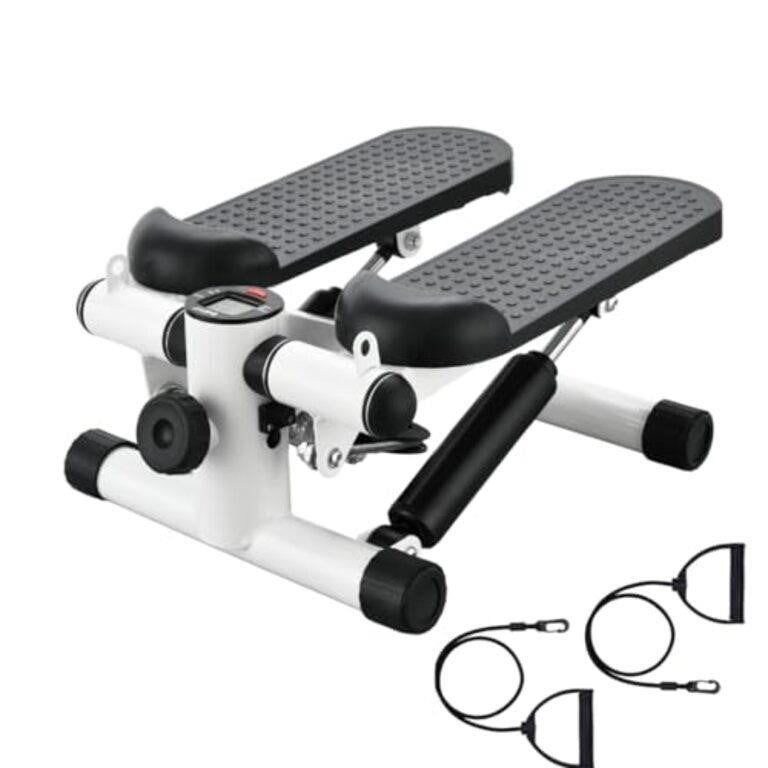 GYROCOPTERS IMFIT Fitness Stepper | Mini Stepper with Resistance Band I Stepping Machine for Exercise | Office Home Workout Equipment -