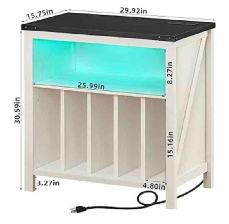 Joaxswe Large Record Player Stand