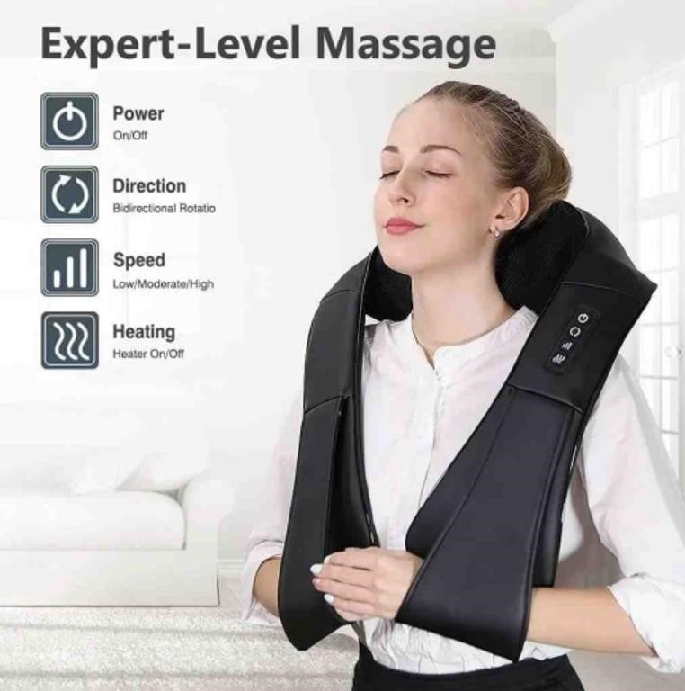 iKristin A neck massager with heat therapy function