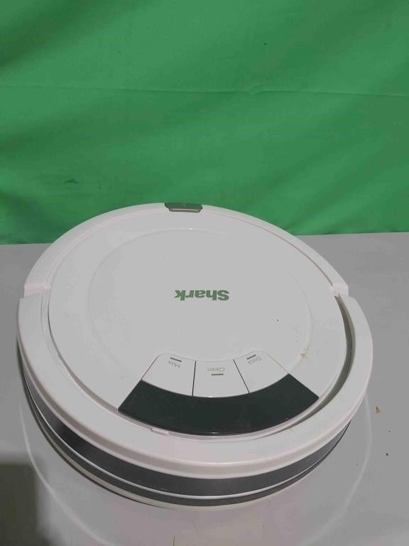 Shark ION Robot Vacuum AV752R01 with Wi-Fi Voice Control .45-Quart Dust Cup Capacity Smoke/Ash, White