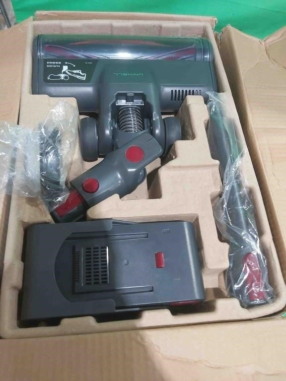 UNINELL Home Cordless Vacuum Cleaner, 550W 48KPA 65Mins Vacuum Cleaners with LED Screen, Self-Standing Cordless Vacuum, Rechargeable, Anti-Tangle Stick Vacuum for Home/Pet Hair/Carpet Model UV5