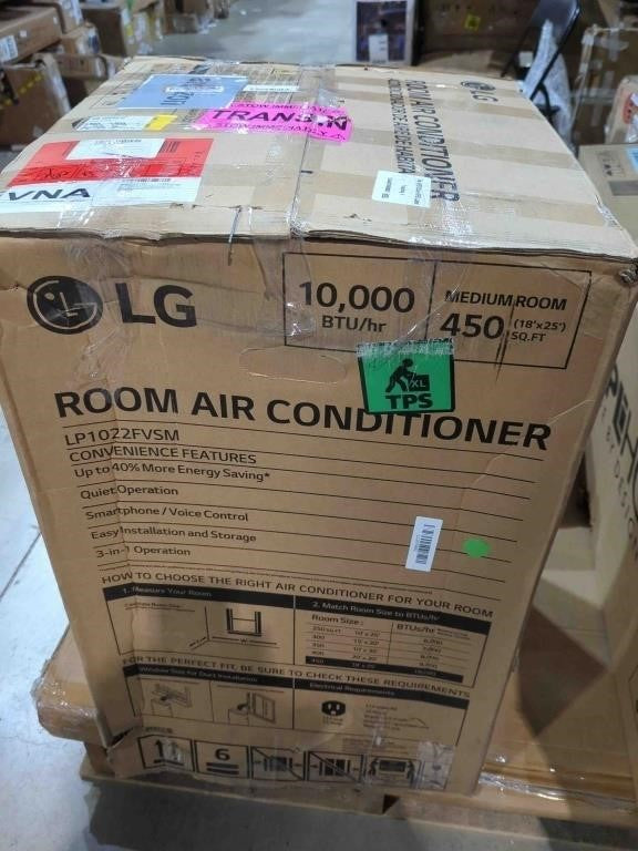 LG 10000 BTU SACC(14000 ASHRAE) Portable Air Conditioners