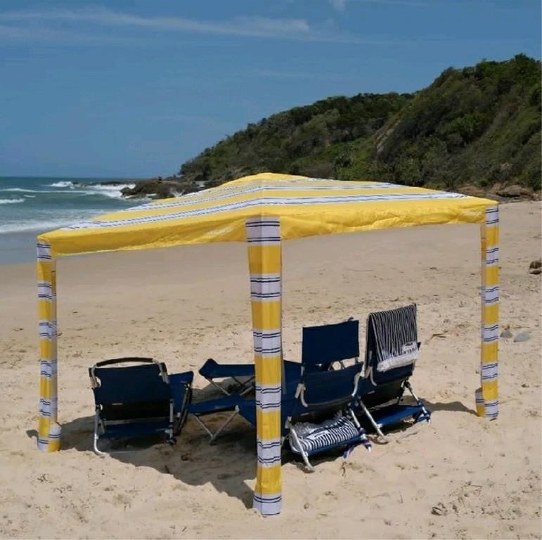 Tent Easy Setup CoolCabana Beach Shade, UPF 50