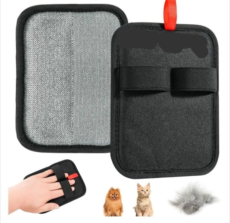 Pet Hair Removal Glove - Reusable Electrostatic Dog/Cat Hair Remover Mitt & Pet Grooming Gloves for Couch, Carpet, Furniture - Upgraded Electrostatic Dog Hair Glove Tool (1 Pc Per Pack)