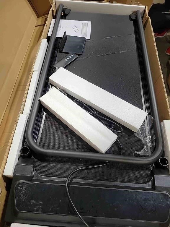 Folding Treadmills with Handle Bar Portable Compact Fold up Indoor Foldable Handles Electric Walk Pads Small
