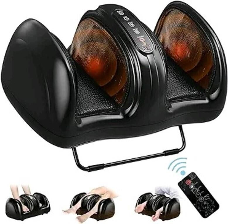 H&B Luxuries Electric Shiatsu Heated Foot Massager