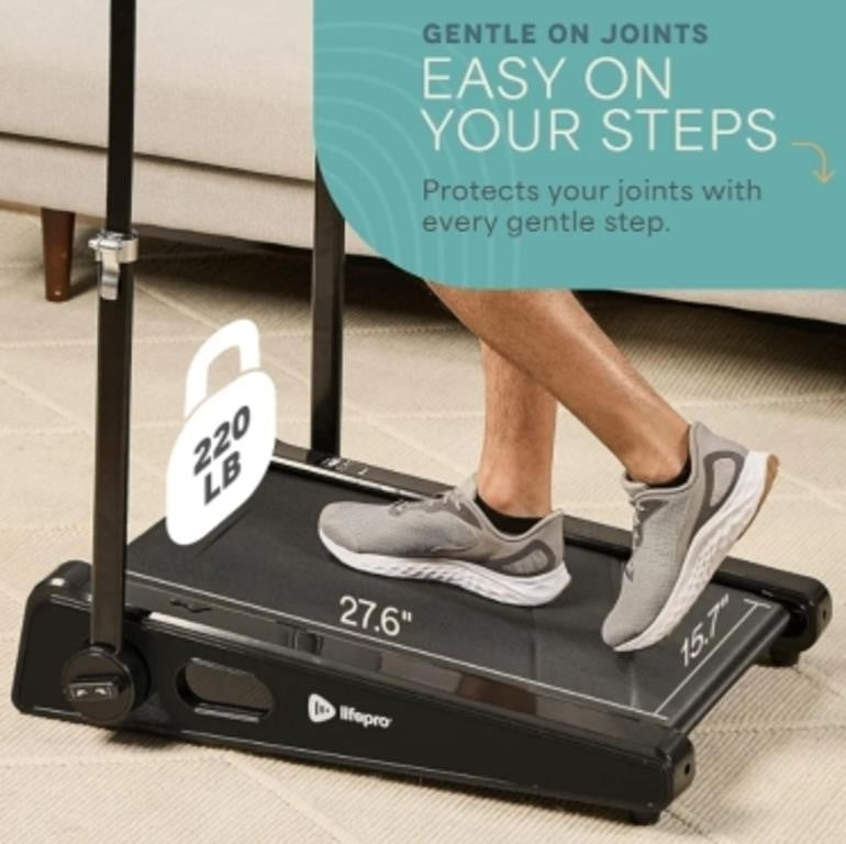 Lifepro Pacer Mini Smallest Portable 30in Small Mini Walking Pad Treadmill