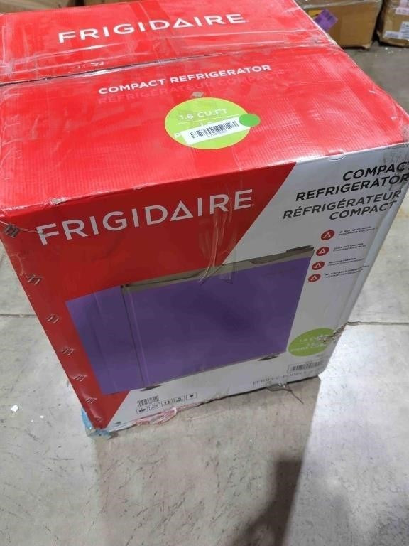 Frigidaire EFR115-PURPLE 1.6 Cu Ft Compact Fridge, Purple