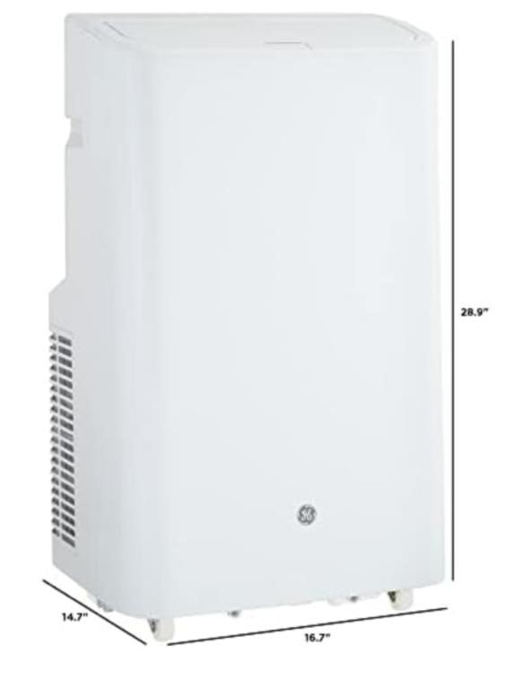 GE 14,000 BTU Smart Portable Air Conditioner, (9,850 BTU SACC), White