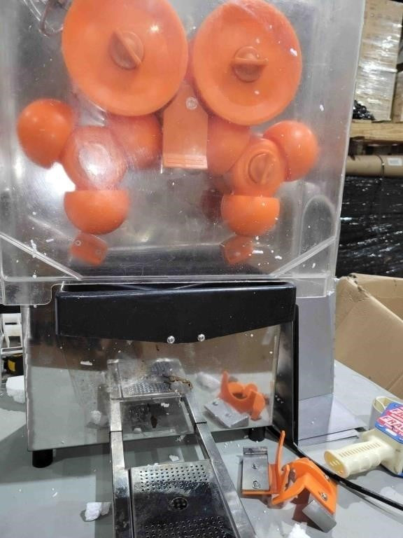 Commercial Orange Juicer Machine, 120W Automatic Juice Extractor, VEVOR