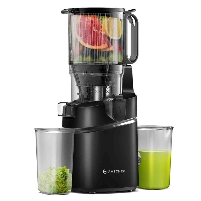 MZCHEF 5.8" Self Feeding Juicer Machine SJ-036 250W, Black