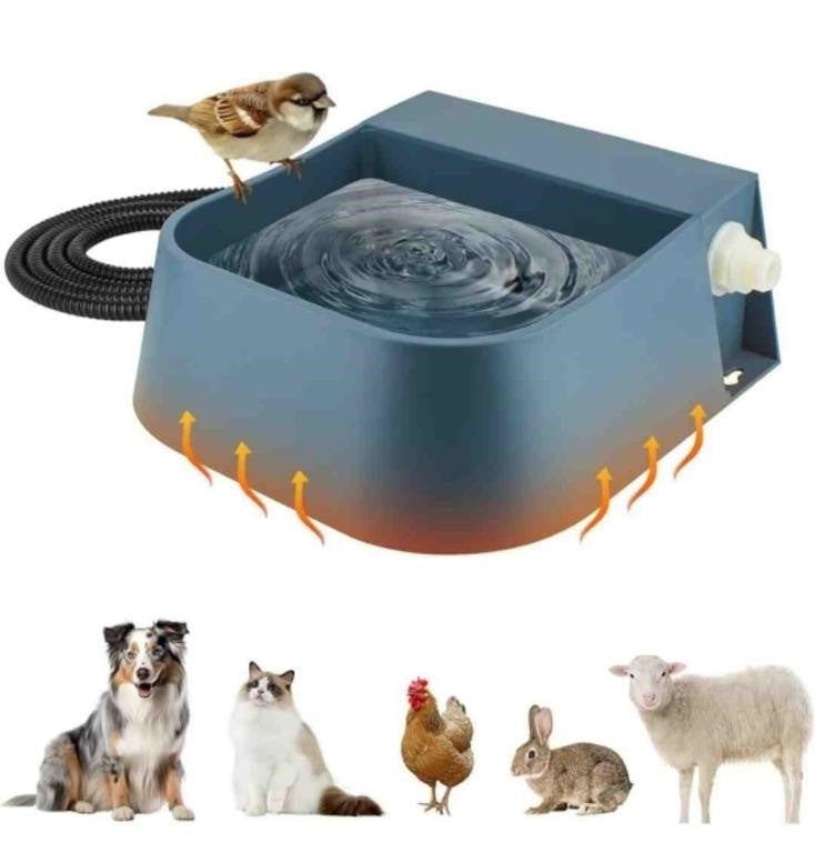 NAMSAN Automatic Auto-Fill Heated Watering Dis