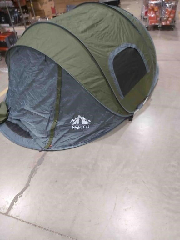Night Cat Upgraded Pop up Tent 2-4 Persons Easy Setup in 3 Seconds Instant Camping Tent, 9.5x6.6x4 ft,