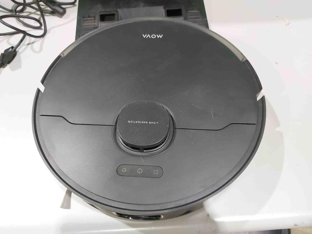 Mova S10 Plus Robot Vacuum with Self-Empty Dock, 7000Pa Suction, Liftable Brush, Hands-Free Cleaning for up to 90 Days with 4L Dust Bag, PreciSense LiDAR Navigation, App & Voice Control -