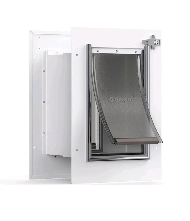 Baboni Pet Door for Wall, Steel Frame and Telescop