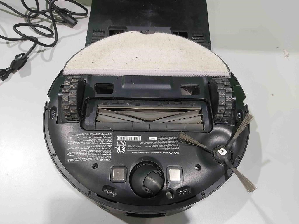 Mova S10 Plus Robot Vacuum with Self-Empty Dock, 7000Pa Suction, Liftable Brush, Hands-Free Cleaning for up to 90 Days with 4L Dust Bag, PreciSense LiDAR Navigation, App & Voice Control -