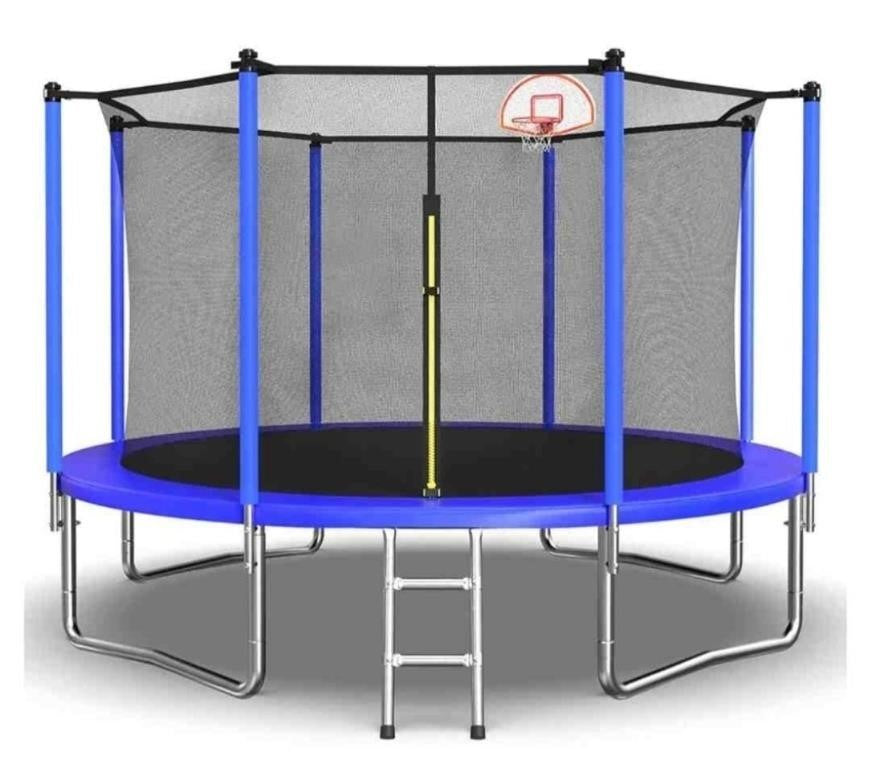 Merax 7FT Kids Trampoline with Safety Enclosure Net,