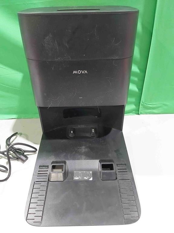 Mova S10 Plus Robot Vacuum with Self-Empty Dock, 7000Pa Suction, Liftable Brush, Hands-Free Cleaning for up to 90 Days with 4L Dust Bag, PreciSense LiDAR Navigation, App & Voice Control -