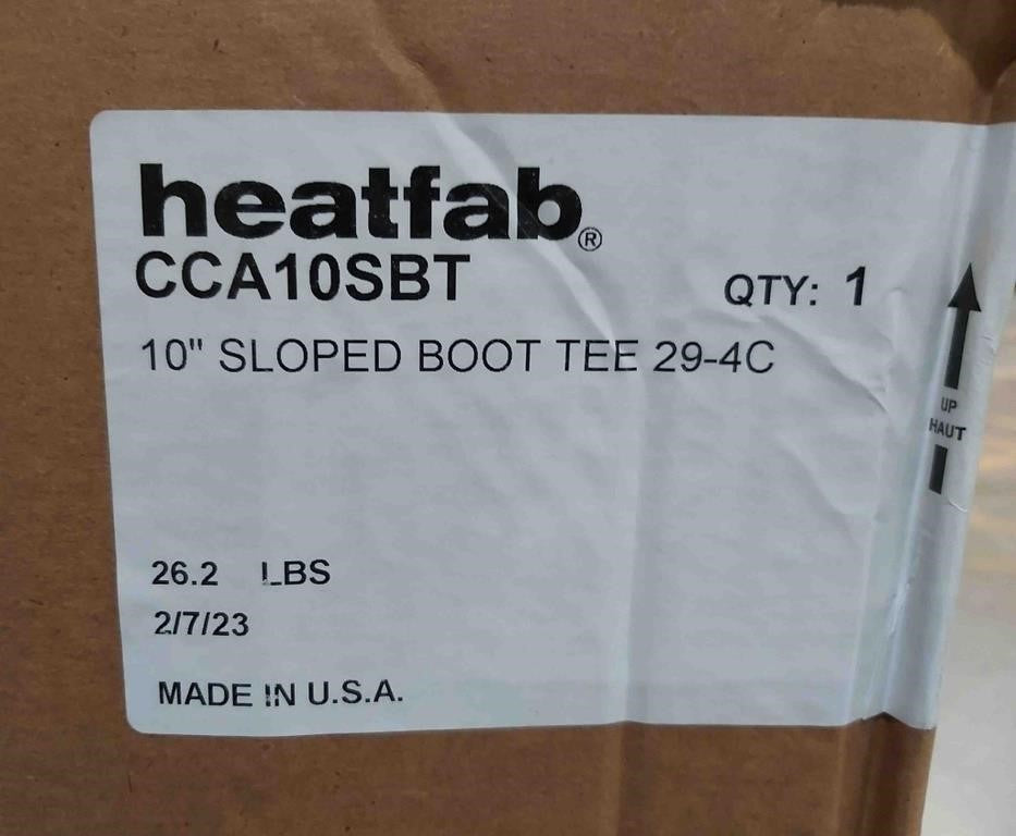 HeatFab 10" Sloped Boot T Vent, CCA10SBT -