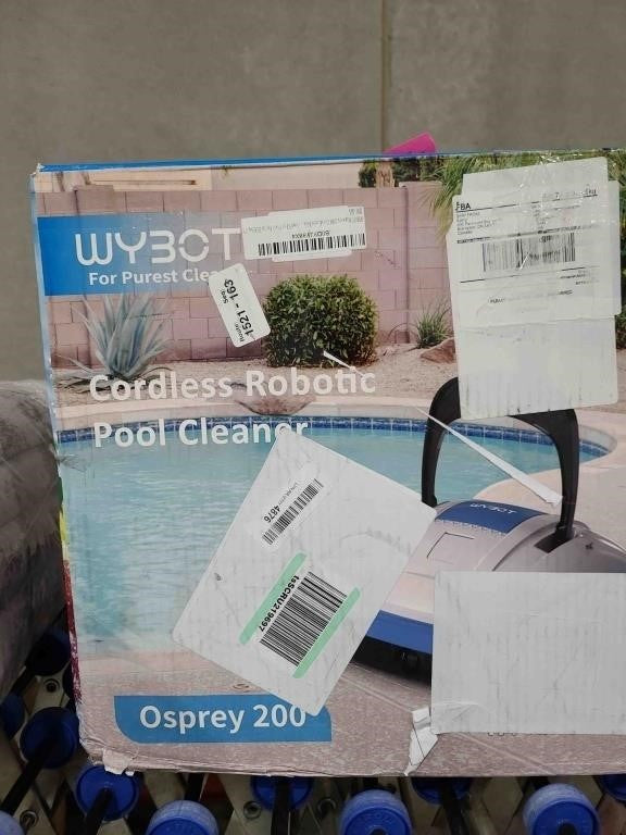 As-Is WYBOT Osprey 200 Cordless Robotic Pool Clean