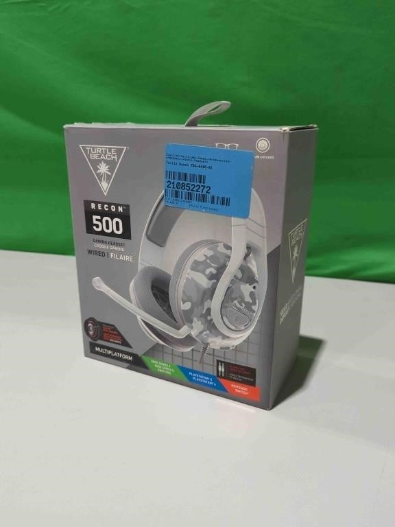 Turtle Beach Recon 500 Arctic Camo Wired Multiplatform Gaming Headset for Xbox Series