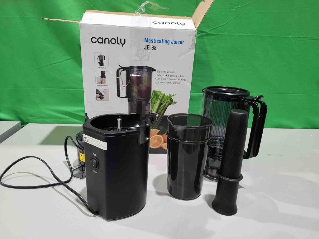 Cold Press Juicer, 4.8" Extra Large Feed Duct