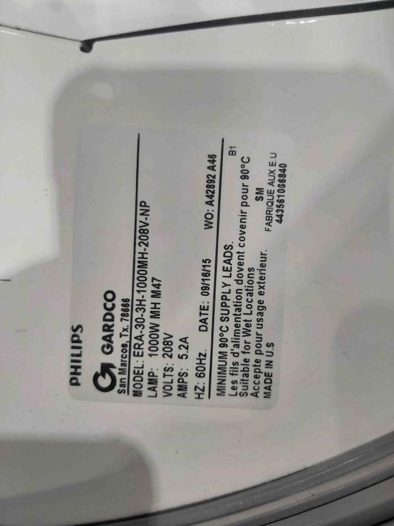 Gardco Large Light Housing, 31"×31", G Philips