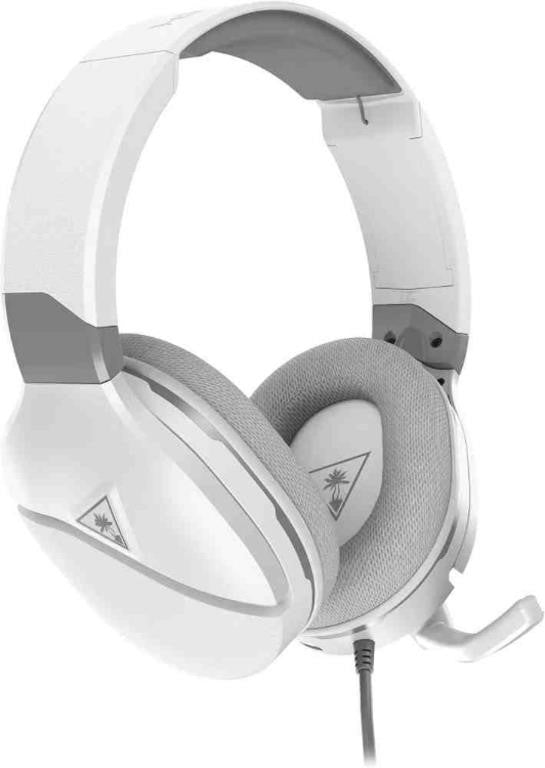 Turtle Beach Recon 200 Gen 2 Wired Multiplatform Gaming Headset, White, Packaging May Vary