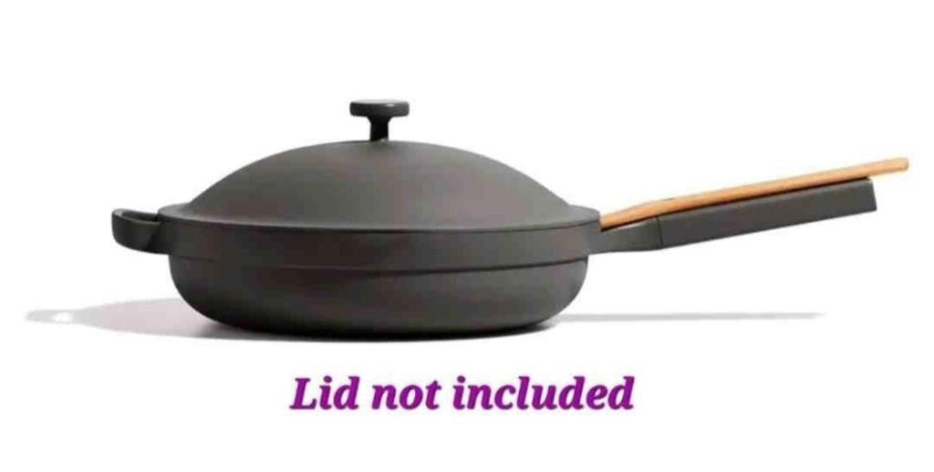 Our Place Large Always Pan 2.0-32cm (3.8L) Nonstick, Toxin-Free Ceramic Cookware | Patented 10-in-1 Aluminum Frying & Sauté Pan | Safe for Oven, Induction & All Cooktops up to 232°C | Charcoal -