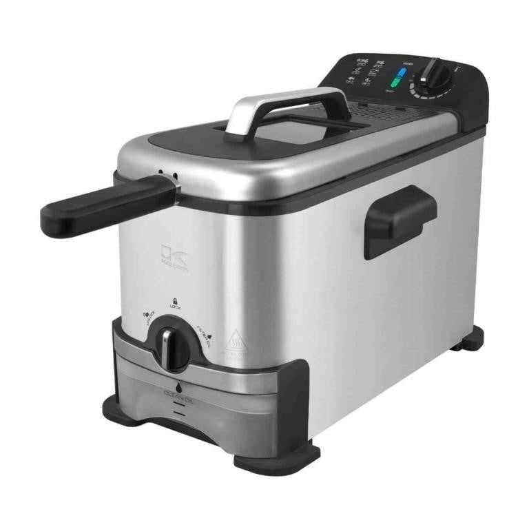 Kalorik Oil Filtration Deep Fryer, 1700 Watts , 3L