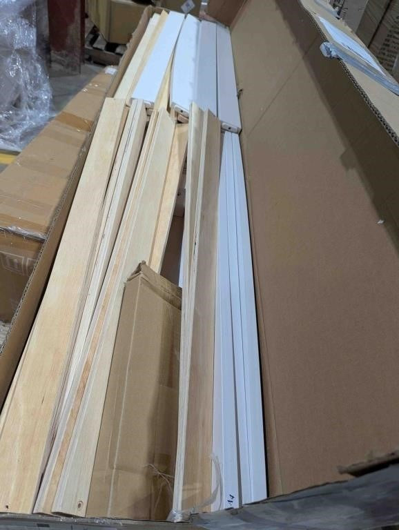 Costway Twin Size Bunk Bed with High Guardrails and Inte grated Ladder, White