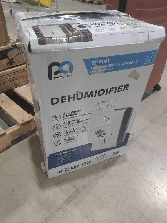 Perfect Aire 50 Pint Flat Panel Energy St