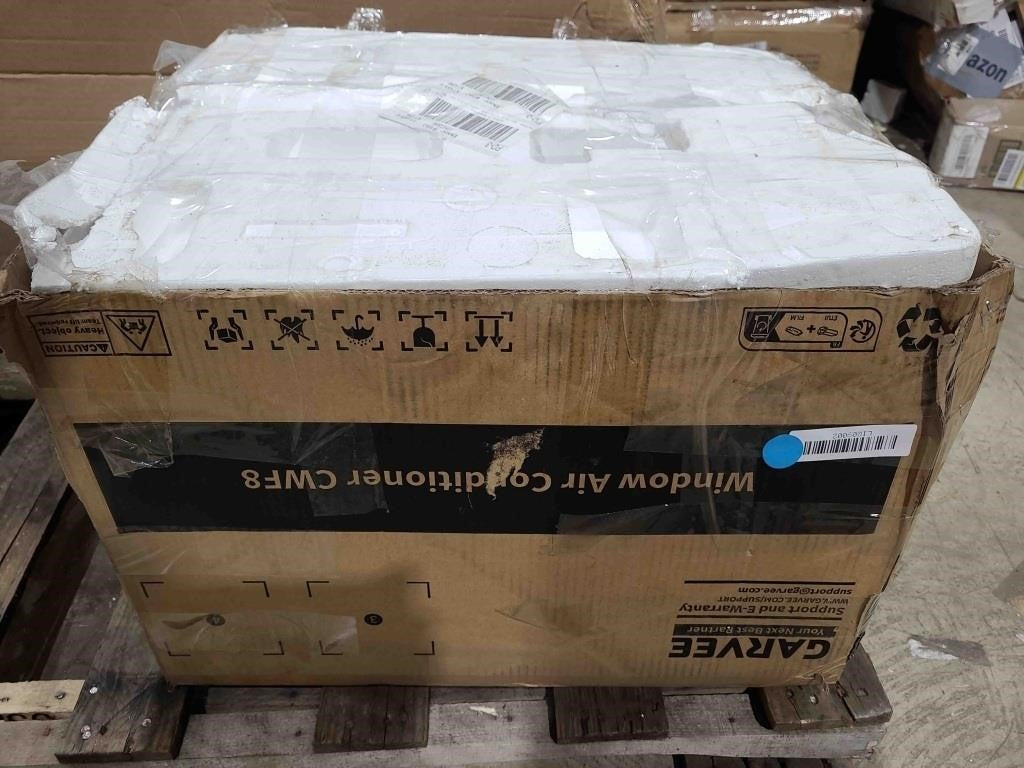 Window Air Conditioner Cools 350 sq. ft. 8,000 BTU (DOE) 115 Volts. WHITE