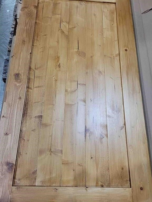 Solid Pine Z-Shaped Barn Door – Honey Gold Stain