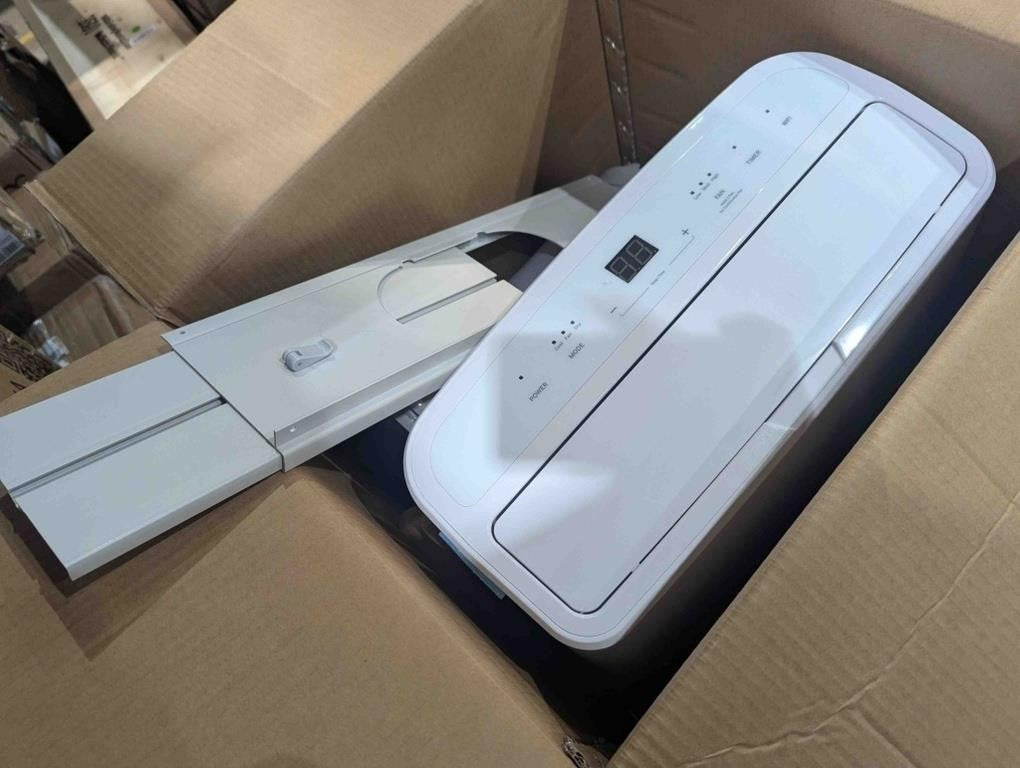 GE 14,000 BTU Smart Portable Air Conditioner, (9,850 BTU SACC), White