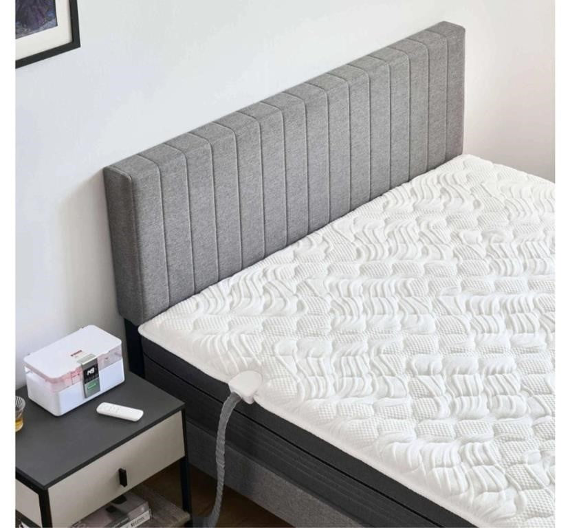 RISSATE Intelligent Constant Temperature Water Heating Gel Memory Foam Mattress Topper