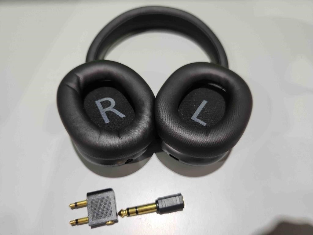 Wireless Bluetooth Headset with Transparency Mode, HD Sound. Graphite Black