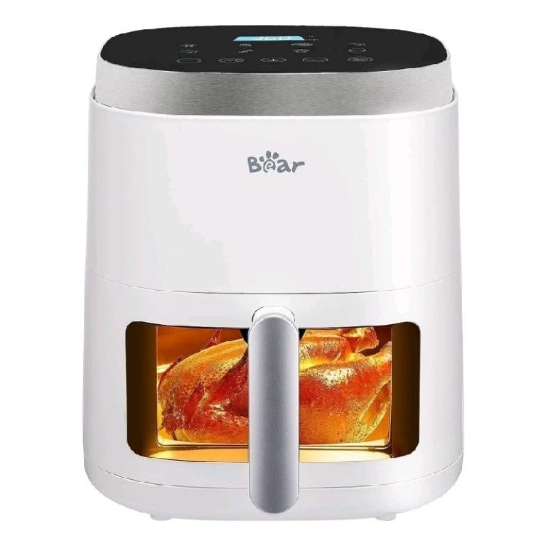 Bear Air Fryer QZG-F15E3, 5.3Qt with Easy-View win
