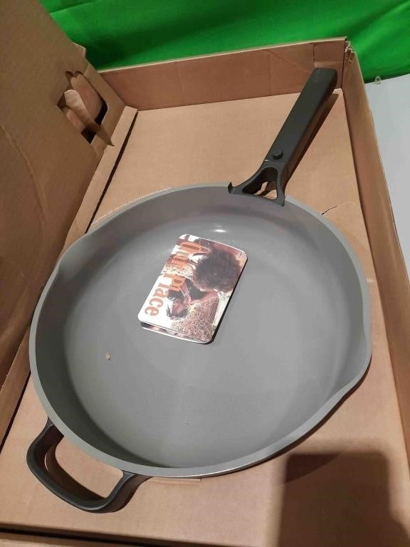 Our Place Large Always Pan 2.0-32cm (3.8L) Nonstick, Toxin-Free Ceramic Cookware | Patented 10-in-1 Aluminum Frying & Sauté Pan | Safe for Oven, Induction & All Cooktops up to 232°C | Charcoal -