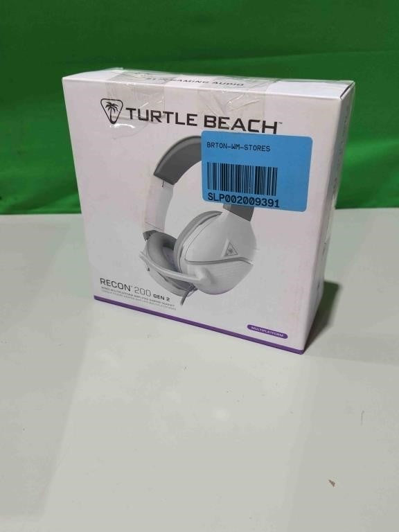 Turtle Beach Recon 200 Gen 2 Wired Multiplatform Gaming Headset, White, Packaging May Vary