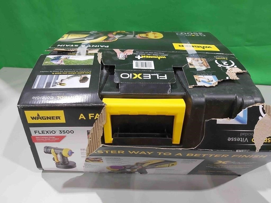 Wagner Flexio 3500 Electric Handheld HVLP Paint Sprayer With Carry Cas