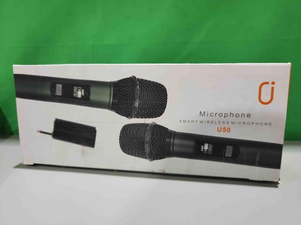 JYX Wireless Microphone, Handheld Professional Karaoke Microphone for Singing, Speech, Party. Model U50