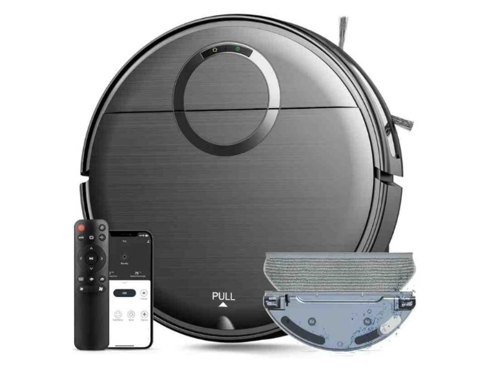 MAMNV Robot Vacuum and Mop Combo, 2 in 1 Mopping Robot Vacuum Cleaner with Schedule