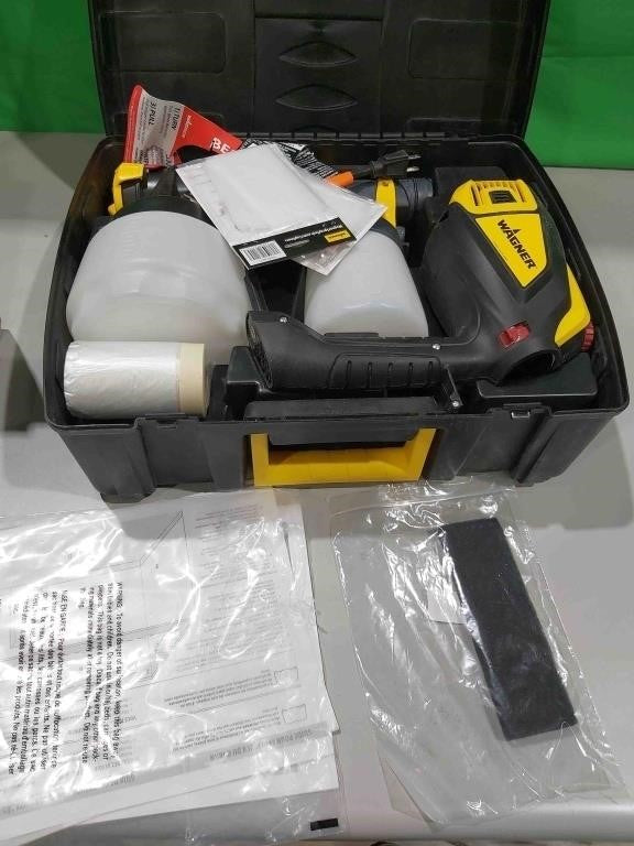 Wagner Flexio 3500 Electric Handheld HVLP Paint Sprayer With Carry Cas